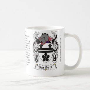 Bartlett, de oorsprong, de betekenis en de krest koffiemok