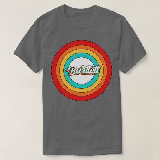 Bartlett Naam Shirt Bartlett Circle (Design voorkant)