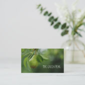 Bartlett Pear Tree, biologische peren Visitekaartje (Staand voorkant)