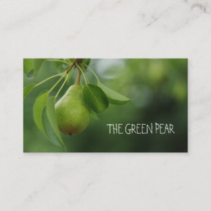 Bartlett Pear Tree, biologische peren Visitekaartje