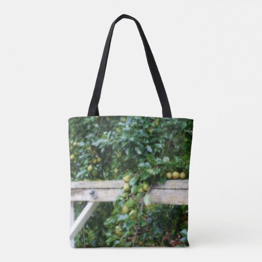 Bartlett Pears op Tree Country Tote Bag (Achterkant)