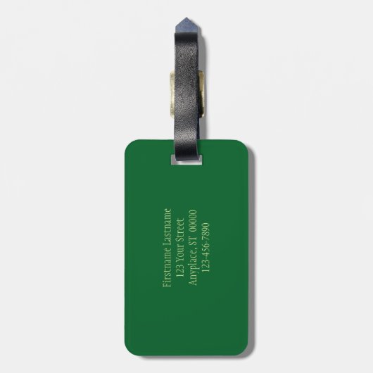 Bartlett peren op boomeffect gepersonaliseerd bagagelabel (Achterkant verticaal)