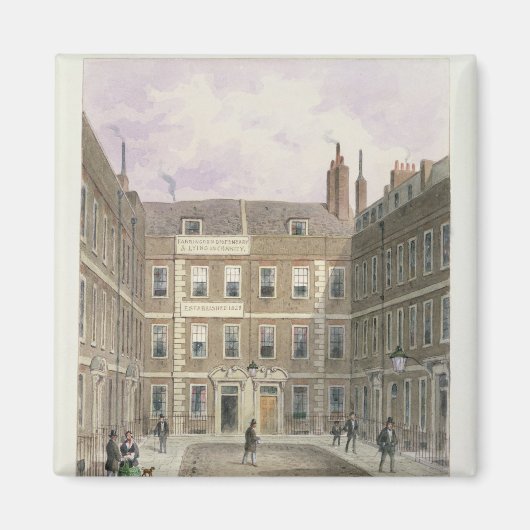 Bartlett's Buildings, Holborn, 1838 Magneet (Voorkant)