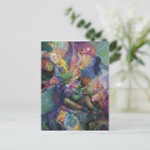 Bartok neemt thee~~ briefkaart (Staand voorkant)