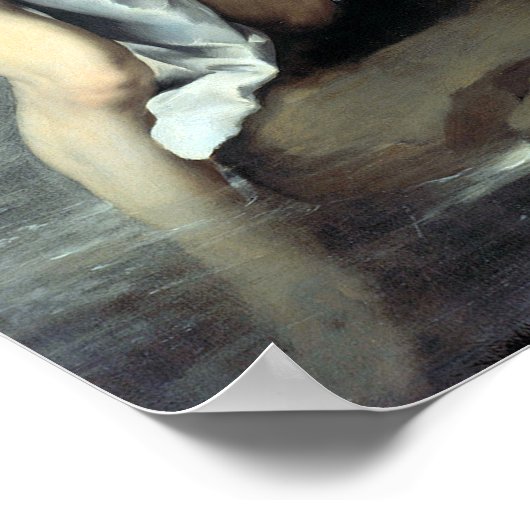 Bartolomé Esteban Murillo Het aptisme van Christus Poster (Hoek)