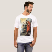 Bartolomé Esteban Murillo Het aptisme van Christus T-shirt (Voorkant volledig)
