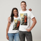 Bartolomé Esteban Murillo Het aptisme van Christus T-shirt (Unisex)