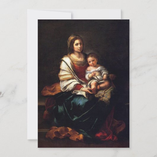Bartolomé Esteban Murillo - La Virgen del Rosario Kaart (Voorkant)