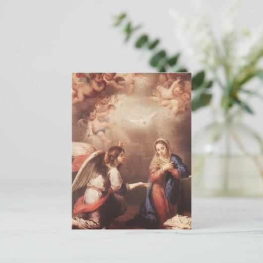 Bartolome Murillo - De aankondiging Briefkaart (Staand voorkant)