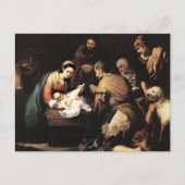 Bartolome Murillo - De adoratie van de Shepards Briefkaart (Voorkant)