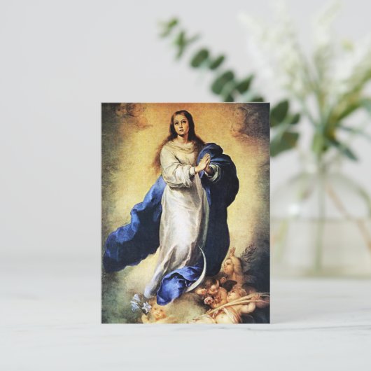 Bartolome Murillo - Immaculate Conception Briefkaart (Staand voorkant)