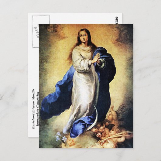 Bartolome Murillo - Immaculate Conception Briefkaart (Voorkant / Achterkant)