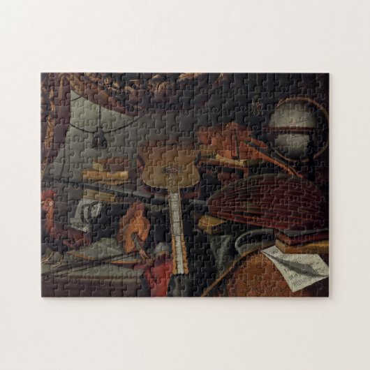 Bartolomeo Bettera still Life Musical Instruments Legpuzzel (Horizontaal)