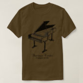 Bartolomeo Cristofori Pianoforte Muziek T-shirt (Design voorkant)