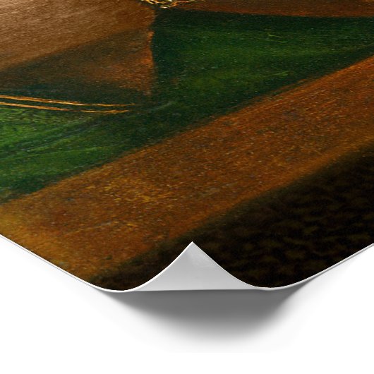 Bartolomeo Veneto Lady speelt een lute CC1161 Poster (Hoek)