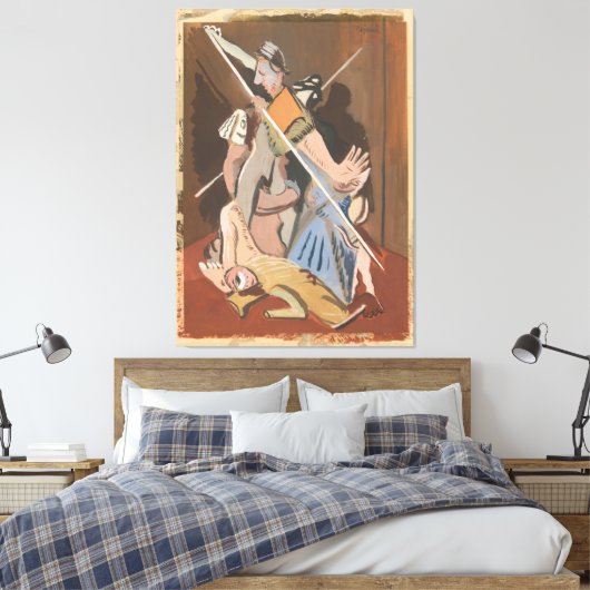 Bartolomeusnacht Canvas Afdruk (Insitu (Slaapkamer))