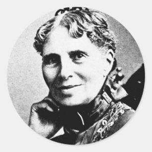 Barton ~ Clara stichter Amerikaans Rode Kruis Ronde Sticker