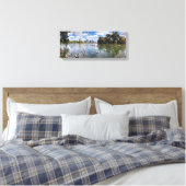 Barton Creek bij Lady Bird Lake - Austin, Texas Canvas Afdruk (Insitu (Slaapkamer))