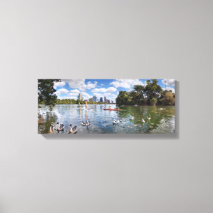 Barton Creek bij Lady Bird Lake - Austin, Texas Canvas Afdruk