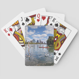 Barton Creek bij Lady Bird Lake - Austin, Texas Pokerkaarten
