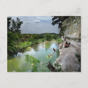 Barton Creek Cliffs - Austin Texas Briefkaart