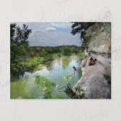 Barton Creek Cliffs - Austin Texas Briefkaart (Voorkant)