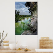 Barton Creek Cliffs - Austin Texas Poster (Keuken)