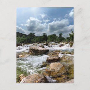 Barton Creek Greenbelt Waterval - Austin, Texas Briefkaart