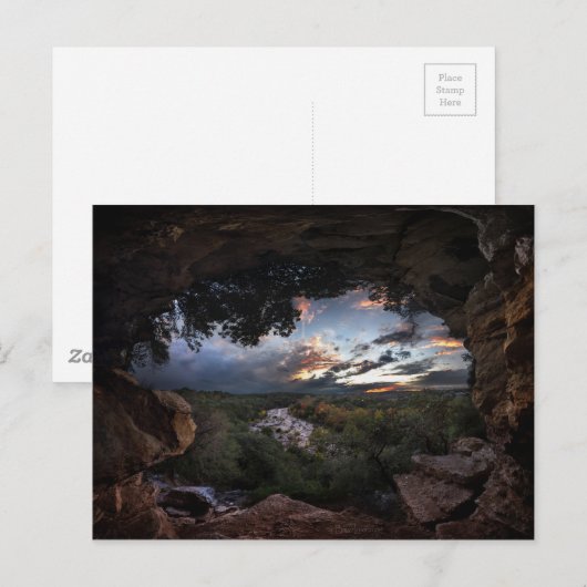 Barton Creek Sunset - Austin, Texas Briefkaart (Voorkant / Achterkant)