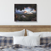 Barton Creek Sunset - Austin, Texas Canvas Afdruk (Insitu (Slaapkamer))