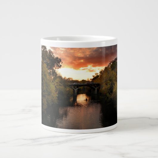 Barton Creek Sunset - Austin Texas Grote Koffiekop (Voorkant)
