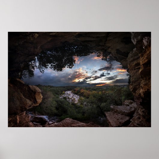 Barton Creek Sunset - Austin, Texas Poster (Voorkant)