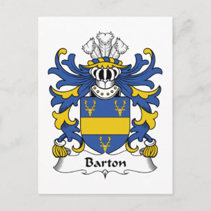 Barton Family Crest Briefkaart