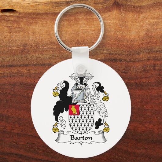 Barton Family Crest Sleutelhanger (Voorkant)