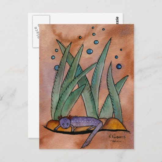 Barton Springs Salamander Briefkaart (Voorkant / Achterkant)