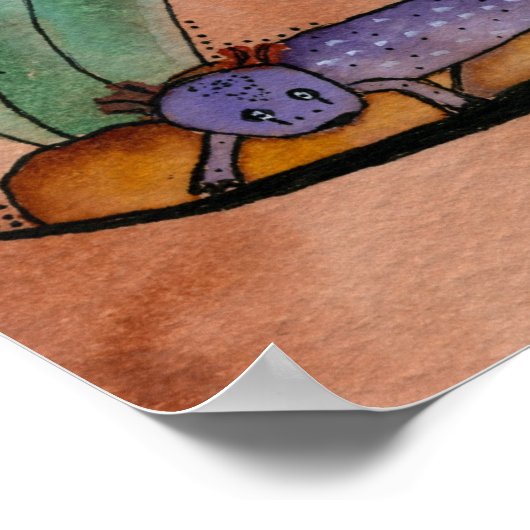 Barton Springs Salamander Poster (Hoek)