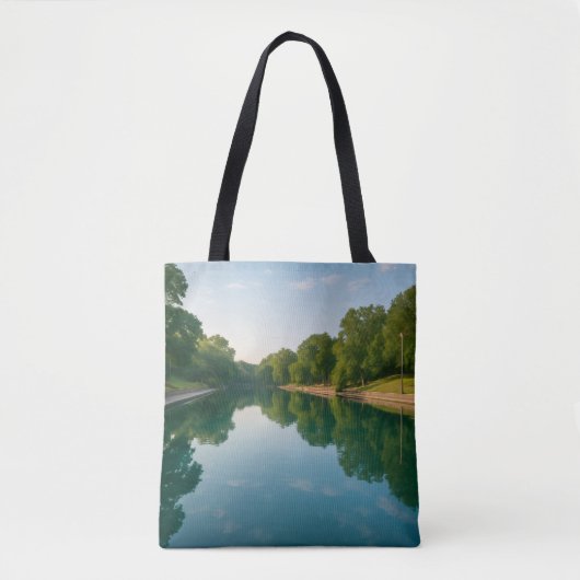 Barton Springs-tas - Austin Texas-ontwerp Tote Bag (Voorkant)