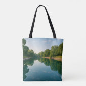 Barton Springs-tas - Austin Texas-ontwerp Tote Bag (Achterkant)