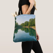 Barton Springs-tas - Austin Texas-ontwerp Tote Bag (Dichtbij)