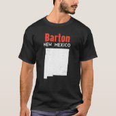 Barton Usa State America Travel New Mexican New Me T-shirt (Voorkant)