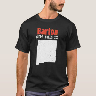 Barton Usa State America Travel New Mexican New Me T-shirt