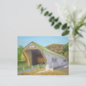 Bartonsville Covered Bridge Briefkaart (Staand voorkant)