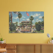 Bartow, Florida - Uitzicht van Wonder House en Gar Canvas Afdruk (Insitu (Woonkamer))