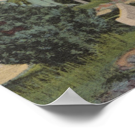 Bartow, Florida - Uitzicht van Wonder House en Gar Poster (Hoek)