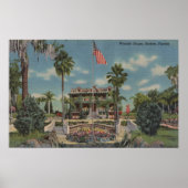 Bartow, Florida - Uitzicht van Wonder House en Gar Poster (Voorkant)