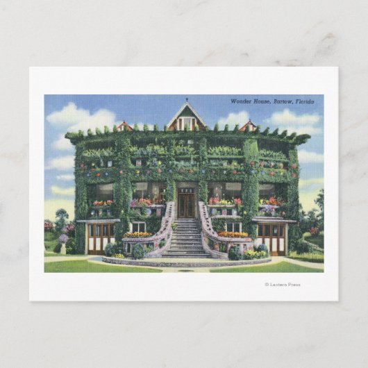 Bartow, Florida - Voorste Uitzicht van de Wonder Briefkaart (Voorkant)