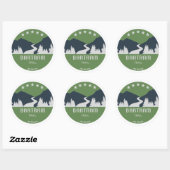 Bartram Trail Georgia North Carolina Ronde Sticker (Vel)