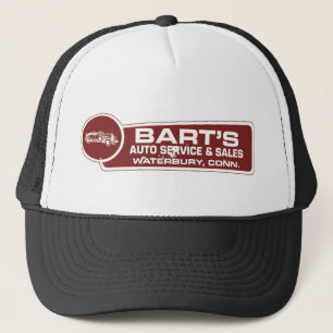 Bart's Auto Sales and Service Vintage Logo Trucker Pet