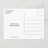 BARUCH ATAH ADONAI | Hanukkah Blessings Feestdagenkaart (Achterkant)