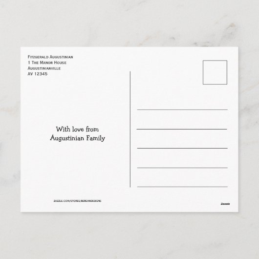 BARUCH ATAH ADONAI | Hanukkah Blessings Feestdagenkaart (Achterkant)